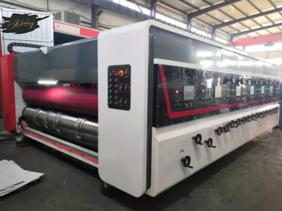 Four Color Corrugated Paper Printing Die-cutting Vibrator Stacker Machine
